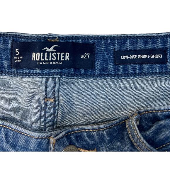 HOLLISTER Low-Rise Short-Short Splatter Shorts - Picture 7 of 8